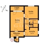 Miskolc Lakás (csúsztatott zsalu)