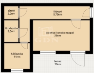 Balatonfüred Lakás (téglaépítésű)