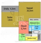 Budapest XVI. kerület Lakás (csúsztatott zsalu)